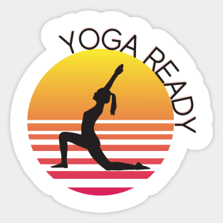 Yoga Ready Sticker